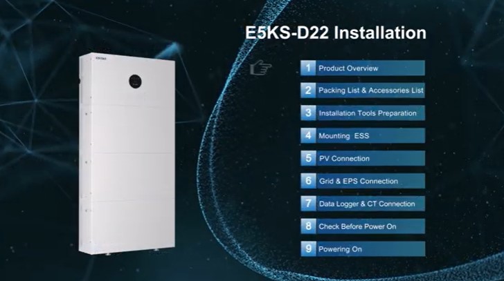 Однофазна система накопичення енергії для житлових будинків серії BlueSpark 3,68-6 кВт